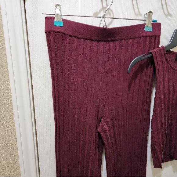 House of Harlow 1960 x Revolve 2pc ribbed tank and wide leg pants size small new - Picture 7 of 9